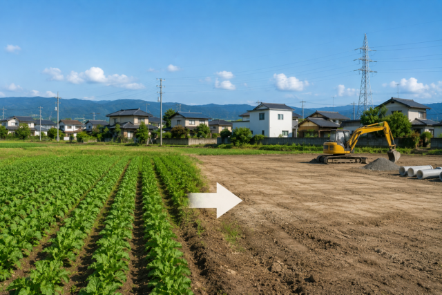 畑に家を建てるには許可が必要？農地転用を解説
